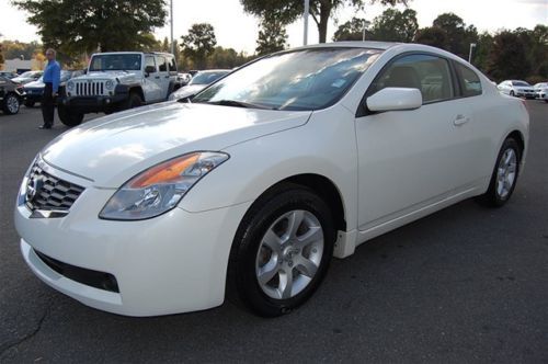 32k, low mileage, white, beige, S, coupe, leather, sunroof, moonroof, spoiler, image 2