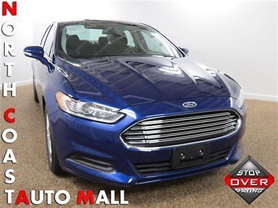 2013(13)fusion se blue/black fact w-ty only 12k miles keyless phone sirius save!