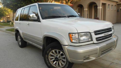 2000 isuzu limited 4x4  leather florida extra clean original dvd monitors auto