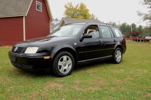 No reserve..very nice 2002 volkswagen jetta wagon, leather, moonroof, 2.0 l 4cyl