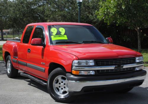 1999 chevrolet 1500 slt, 5.3l v8 vortec, ext cab, step side, clean, no reserve