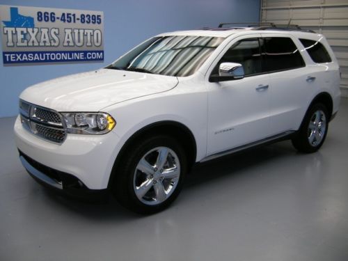 We finance!!!  2013 dodge durango citadel roof nav heated seats 18k texas auto