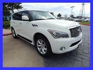 Qx56 2wd, 125 pt insp &amp; svc&#039;d, rear dvd, capt chairs, nav, b/u cam, clean 1 own!