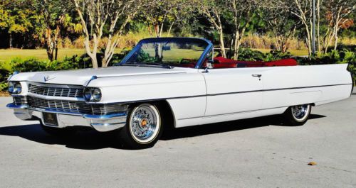 Simply stunning just 33000 miles 1964 cadillac deville convertible 1 of a kind