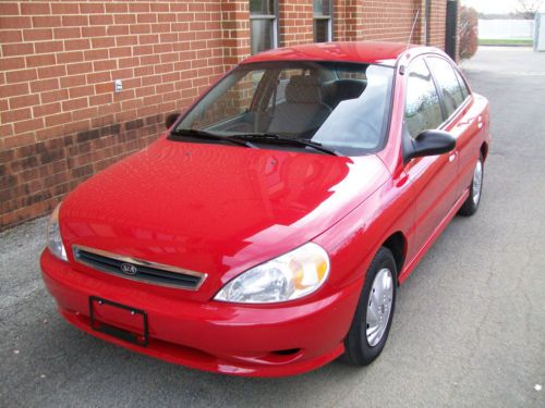 2001 kia rio &#039;pops&#039; car 36,601 original miles