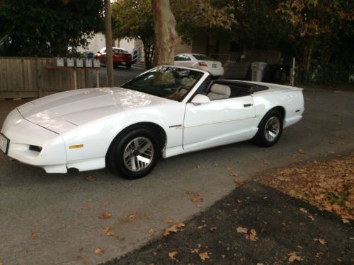 Rare 1992 pontiac firebird convertible 88 pics and a hd video no reserve