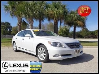 Lexus certified 2008 ls 460 navigation/mark levinson/comfort pkg only 24k miles!