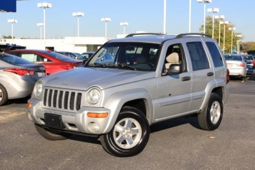 No reserve carfax certified liberty 4x4 auto heated leather good condition nr