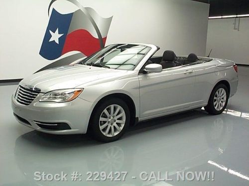 2012 chrysler 200 touring convertible alloy wheels 33k texas direct auto