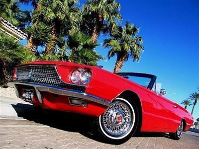 1966 ford thunderbird retractable convertible q code 428 v8 t bird no reserve!