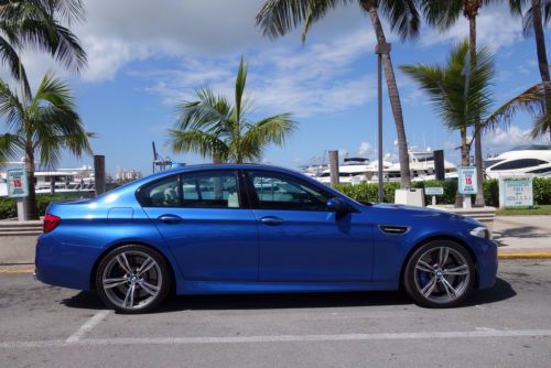 Bmw m5 - monte carlo blue with cream leather, bang and olufsen, loaded