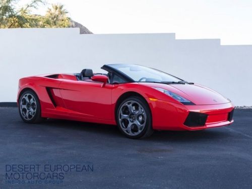2006 lamborghini gallardo red black camera navigation leather