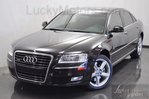 2007 audi a8l 4.2 v8 quattro, alcantara, backup cam, navi, active susp, b&amp;o