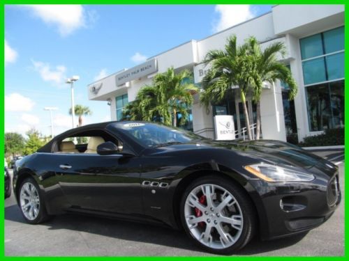 11 nero 4.7l v8 granturismo convertible *navigation *leather &amp; wood *low miles