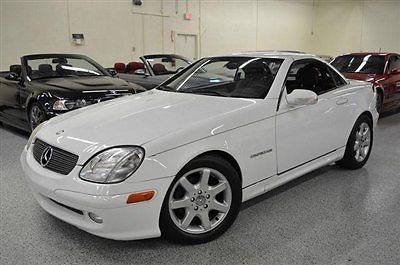54,000 original miles 1 owne clean carfax florida dealer serviced slk 230