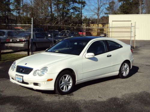 2002 mercedes c230k coupe - 5spd manual - low miles!  - very nice! - no reserve!