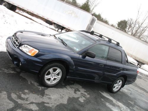 2005 subaru baja sport crew cab pickup awd-one owner!!