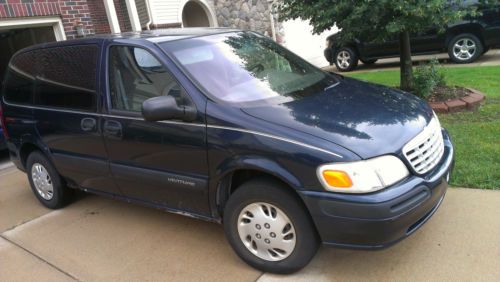 2000 chevrolet venture passenger van v6 super low miles 44k clean and blue title
