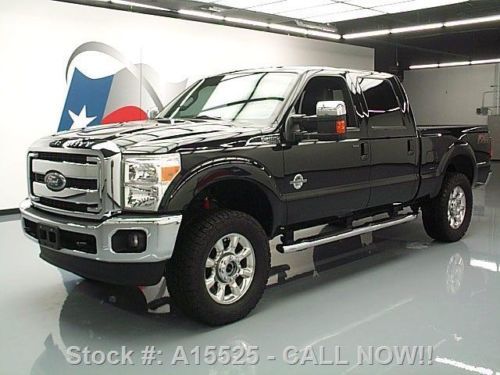 2013 ford f-250 lariat diesel fx4 4x4 sunroof nav 23k texas direct auto