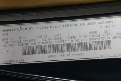1991 Porsche 911 Targa low miles Garage kept Clean fast tiptronic mint, US $29,000.00, image 29