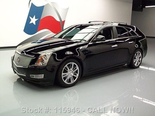 2010 cadillac cts luxury wagon pano sunroof nav 46k mi texas direct auto