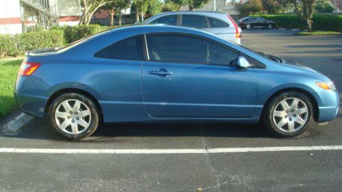 HONDA CIVIC LX 2008-COUPE 1.8LT 4 CYLS. BLUE LOW RESERVE-MINT, US $7,500.00, image 4