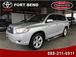 2010 toyota highlander v6 limited jbl navigation camera bluetooth certified xm