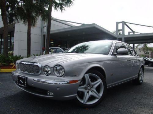 2006 jaguar xj8 silver black leather clean low mileage