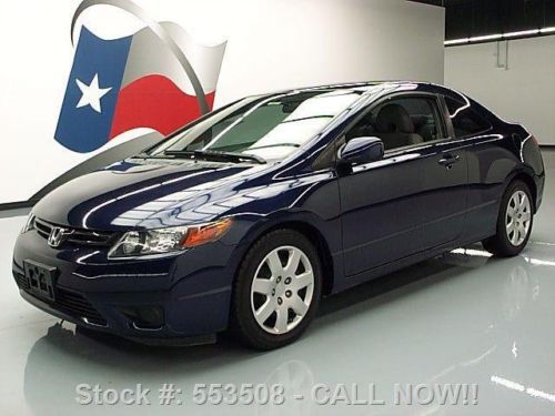 2008 honda civic lx coupe auto cd audio cruise ctrl 67k texas direct auto