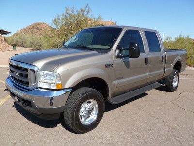 2003 f350 crewcab short bed lariat 7.3 powerstroke diesel carfax certified sweet