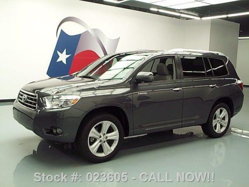 2010 toyota highlander ltd awd leather sunroof nav 21k texas direct auto