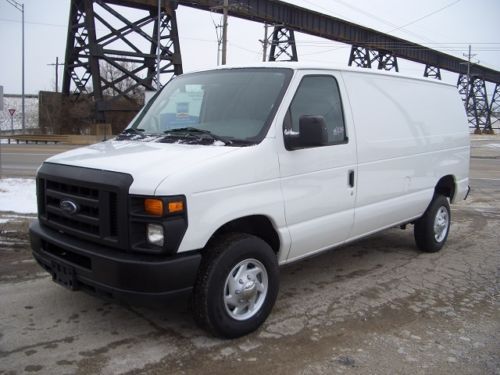 2008 ford e350 super duty cargo van one owner fleet maintained runs good