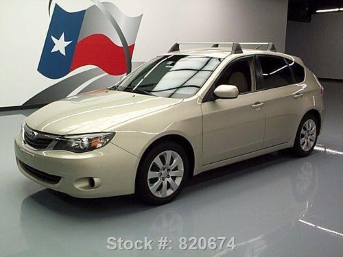 2009 subaru impreza 2.5i awd 5-speed roof rack only 82k texas direct auto