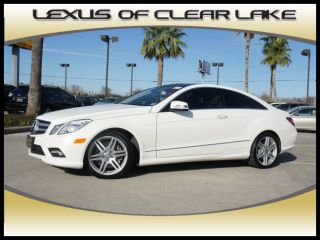 2010 mercedes-benz e-class 2dr cpe e550 rwd power passenger seat leather seats