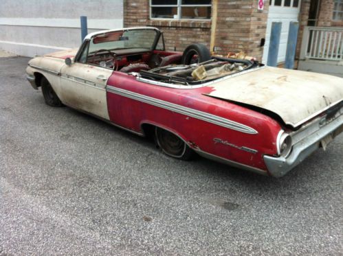 1962 ford galaxie 500xl convertible needs restoration