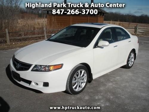 2006 acura tsx / pearl white / aux. ipod conection / heated leather seats