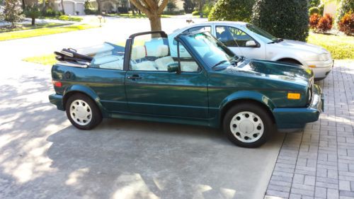 1992 volkswagen cabriolet base convertible 2-door 1.8l 5 speed