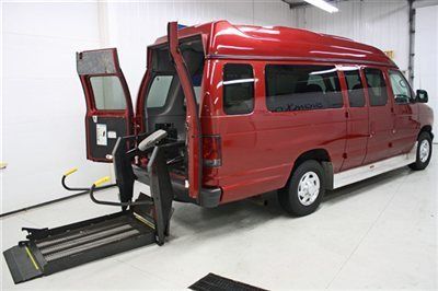 2002 ford econoline wagon e-350 handicap accessible wheelchair conversion lift
