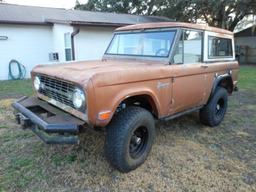 1968 ford bronco 351w, digital cluster, tuffy glove box. runs and drives great.