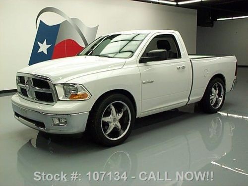 2010 dodge ram regular cab v8 automatic 22&#034; wheels 42k texas direct auto