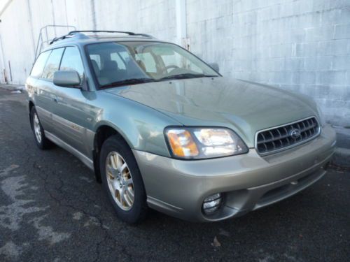 SUBARU 03 OUTBACK VDC H6 WAGON-V6 AWD LEATHER SUNROOFS 132K CLEAN SHARP NO RESV!, image 2