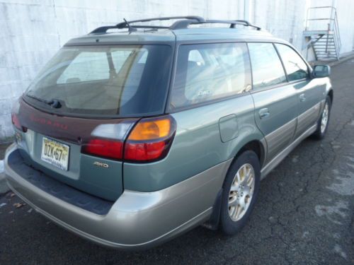 SUBARU 03 OUTBACK VDC H6 WAGON-V6 AWD LEATHER SUNROOFS 132K CLEAN SHARP NO RESV!, image 11