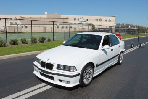 1997 bmw e36 m3 lsx swap t56 6spd white/black sedan 427whp 410trq fast