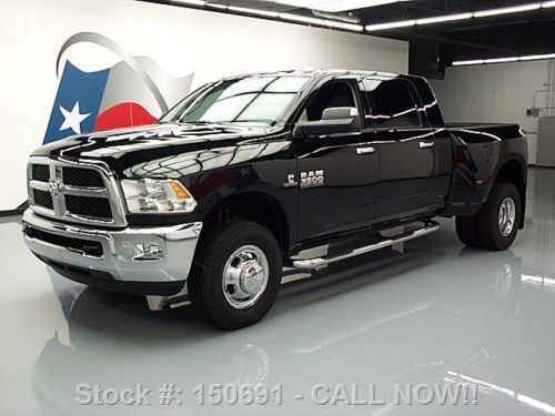 2014 ram 3500 mega cab 4x4 diesel dually side steps 7k! texas direct auto