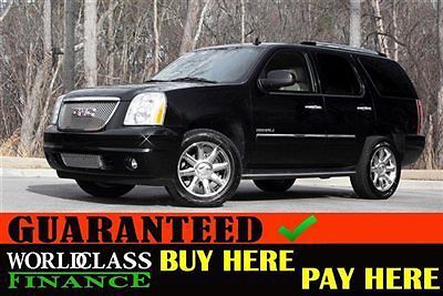 1-owner 2010 gmc yukon denali nav dvd sunroof loaded we finance 07 08 09 11 12