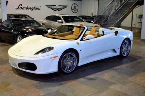 F430 spider f1 bianco avus bluetooth scuderia shields ball polished wheels