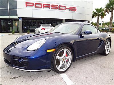 2006 porsche cayman s 6 speed lapis blue sand beige porsche certified