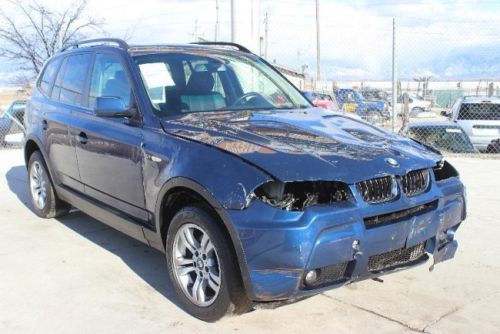 2006 bmw x3 3.0i (clean title) damaged rebuilder runs!! nice color wont last!!