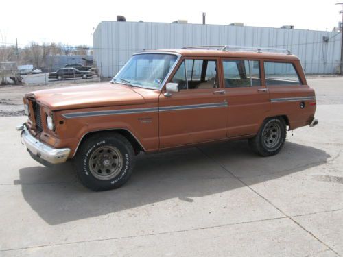 1983 jeep cherokee pioneer, factory 4-speed, 4-door, fsj, wagoneer, amc, chief