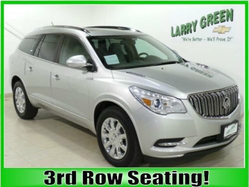 3rd row seats power leather chrome auto heated seats cd xm backup cam sunroof